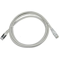 Cordon de brassage gris 4 paires RJ45 S-FTP Cat.6A LSZH longueur 1 m - ID CABLES