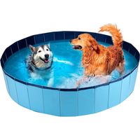 Piscina para perro Northix 160 cm vinilo azul