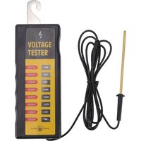 Testeur de Tension de Clôture électrique, 8 Néons Maximum 12KV Détecteur de Défaut de Clôture électrique Portable pour Le Bétail des Fermes A