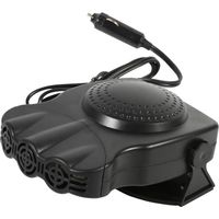Riscaldatore per auto, 12V 150W Ventilatore per riscaldamento auto, Ventilatore per riscaldamento auto, Sbrinatore parabrezza auto, Non crederci, Riscaldatore in ceramica nera