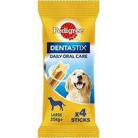 Pedigree DentaStix Daily Dental Chews Large Dog 4 Sticks PK14 - 265868