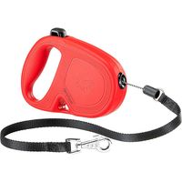 Ferplast FLIPPY ONE CORD Laisse extensible avec corde extensible pour chiens. Différentes tailles et couleurs disponibles.. Variante S - Misure: 14.7 x 3 x h 10 cm - Rouge