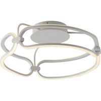Plafonnier LED intégré Infinity blanc ampoules 17cm