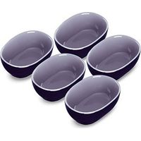 Ciotole blu (5) ts-01026460 per set fonduta tefal