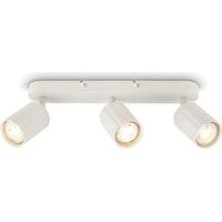 Barra de luz Briloner Skaft 3xGU10 blanca 32,5 x 5,5 x 12,5 cm