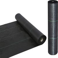 Tissu de Jardin Anti-Mauvaises Herbes Résistant, Bâche de Protection pour Allées et Extérieur, Couverture Durable