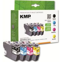 KMP B101V Vorteilspack Bk/C/M/Y kompatibel mit Brother LC-3213 Druckerpatronen