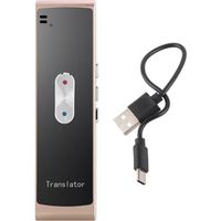 Traducteur Intelligent T8S Multilingue avec Interprétation Bidirectionnelle en Temps Réel (Doré)