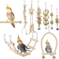 Jouet Perroquet, Jouet Perruche Jouet Oiseaux Perruches, Jouets pour Oiseau, Perroquet Gris du Gabon, Perruches Ondulées, Calopsitte(B)