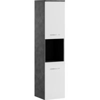 Columna de baño Montreal 30 x 30 x 131 cm - Gris con blanco - Mu