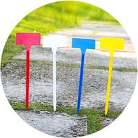 12 Pièces Plantes Plantes D'Extérieur Plantes D'Extérieur Marqueurs De Plantes De Jardin Marqueurs De Plantes En Plastique Étiquettes De Plantes Suspendues Jardinage Carte Insérée H141