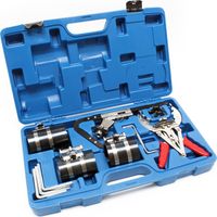 Wiltec – Jeu de pinces à segments pour montage et nettoyage – Pour segments de piston 50-100mm – Coffret avec accessoires inclus