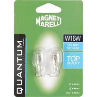 Magneti Marelli W16W coppia lampadine auto vetro 12V 16W attacco W2,1X9,5d