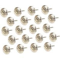 1000 puntine adesive decorative rotonde in ottone stile retrò per appendere oggetti alla parete.