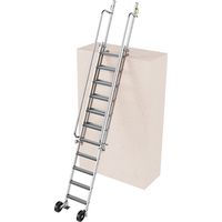 Plattformleiter 11 bis 16 Stufen : Reichhöhe von 2.70 bis 3.96m - MAD4SP