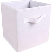 1 Packung faltbare Aufbewahrungsbox aus Stoff und Schubladen-Organizer für Schrank und Spielzeug, multifunktionale Aufbewahrungsbox im Schubladenstil, weiß