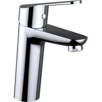 Miscelatore monocomando per lavabo Clever 110 mm 5l/min con scarico rapido universale NF Master Cold Open Ch3 - STANDARD HIDRAULICA - 61860