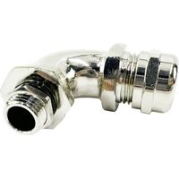 TRU COMPONENTS TC-11447380 Kabelverschraubung M12 x 1.5 Messing (vernickelt) Metall 1 St.