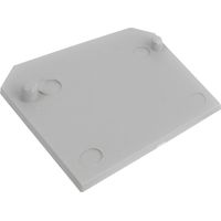 Abschlussdeckel 31,5mm Länge 1,5mm Breite 40mm Höhe Grau