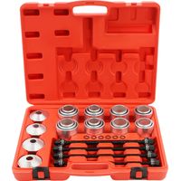 Jeu de douilles de pression et d'extraction, 28 pièces Jeu de douilles de pression et d'extraction universelles, jeu d'outils pour le démontage de roulements à douille
