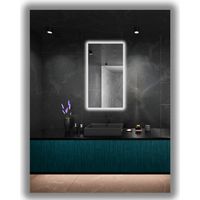 Espejo con iluminación LED 80x100 Impermeable IP65 Colgable Vertical Horizontal