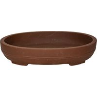 Vaso per bonsai ovale in gres 73,5x53,5x12 cm - BL14