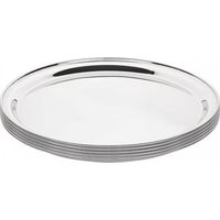 Plateau inox de service rond (Ø)405 mm