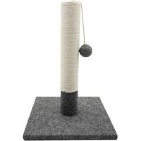 TyrolKratzbaum Simple grau und weiß 42 cm für Katzen