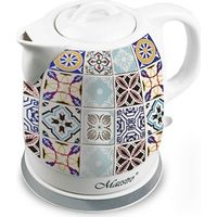 Elektrischer Keramik-Wasserkocher „Urlaub in Porto“ Azulejos 1,5 l 1200 W MR-066-porto