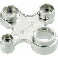 Clé universelle pour aérateur – Clé mixte – Pour aérateurs F 22 x 100, M 18 x 100, M 24 x 100, M 28 x 100 – Hexagone de manœuvre – Neoperl Ag