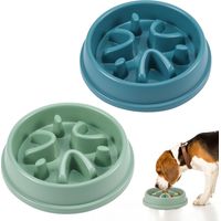 2 Pack Dog Bowl for Dogs and Cats, Dog Accessory, Slow Food Bowls, for Small to Medium Large Dogs, 8.27 x 1.77 Inches