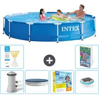 Frame Pool Rund - 366x76 cm - 7-teilig S178