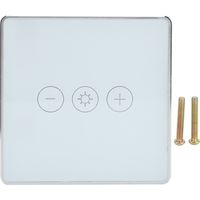 Interrupteur tactile WiFi 3 voies 400W, commande à distance, compatible UK standard 95-240V AC, panneau intelligent tactile.