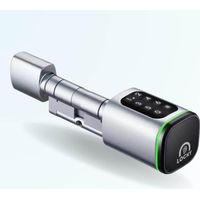 Cylindre électronique de serrure connecté LOCKY-10 CODE à code et badge RFID MIFARE