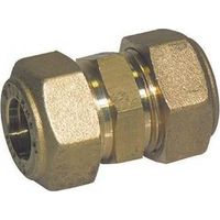 RACCORDO DIRITTO INTERMEDIO DOPPIO O-RING TIEMME GAS Misura: 12