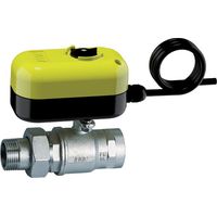Zonen-Kugelventil, 2-Wege, verchromt, mit Außen-Innengewinde Far 300117 230V - 1/2"