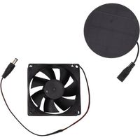 Ventilateur de panneau solaire 3W, Mini ventilateur d'extraction solaire à faible bruit et économie d'énergie pour poulailler et serre