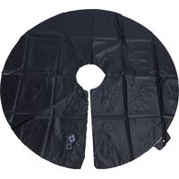 Anneau arrosage arbres noir, poche arrosage réutilisable PVC 10 gallons, irrigation goutte à goutte jardinage plantation