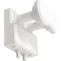 Tête LNB universelle - KÖNIG - Monoblock Twin - 0,2 dB - Réception stable - Astra 19,2°E/23,5°E