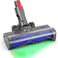 Brosse d'aspirateur Roborock H6 H7 en forme de V avec poils turbo et phares pour sols durs et moquettes.