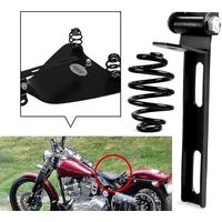 Ressorts de selle noirs de 7,6 cm (3 pouces), supports de selle solo pour chopper, bobber et custom