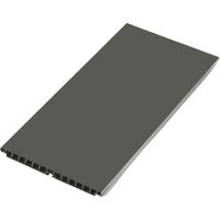 Zoccolo e accessori per cucina pvc antracite h 12 cm varie lunghezze dimensione disponibile: zoccolo antracite h 12 x 200 cm