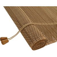 Estor enrollable Marrón 120 x 220 cm Bambú vidaXL