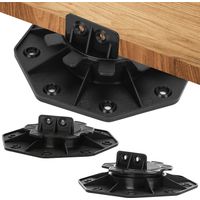 Jopassy Tassello regolabile per terrazza da 18 a 30 mm - Set da 100 tasselli