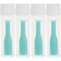 4 pièces Outil d'insertion et de retrait de lentilles à ventouse avec emballage pour les voyages et la maison (-Green