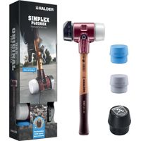 Halder Simplex Mallet Plusbox D60 60mm Stand Up Function and x4 Inserts 3027.260