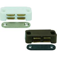 Cricchetti Magnetici Piccoli - mm.35x15x12h. attrazione Kg.3 marrone (UC9) - 12 pz