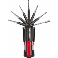 Apollo Tools Mr. DT1019 - Cacciaviti 8 in 1 con 7 mani, brevettato, con luce da lavoro