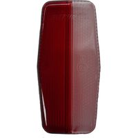 Cabochon rouge et transparent