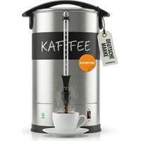 Sommertal Gastro Kaffeemaschine 15L / 100 Tassen Filterkaffeemaschine groß mit Warmhaltefunktion Kaffeeurne mit Beschriftungsfeld